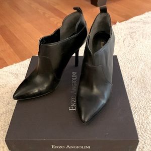 Enzo Angiolini Black Heel Bootie 8.5
